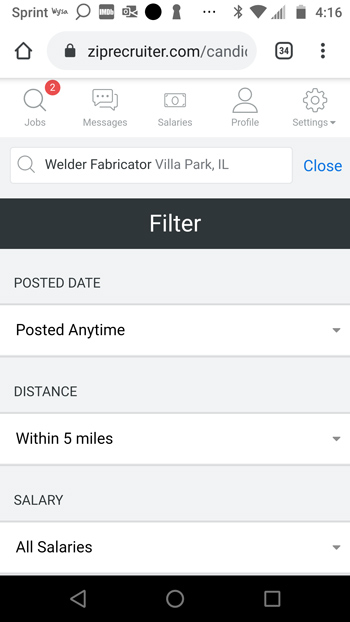 mobile paq balsamiq wireframe